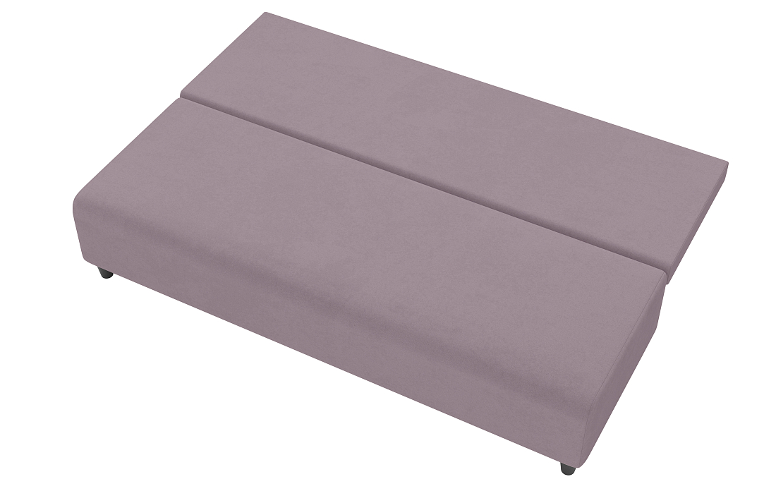 Роджерс М / Диван - кровать 3-х мест велюр велутто пастельно-розовый 11